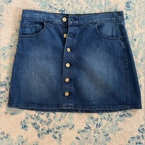 Express jean miniskirt, size 6